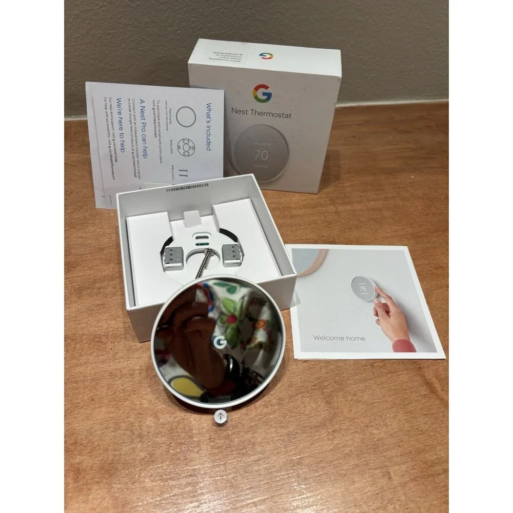 Google Nest Thermostat G4CVZ Nest Genuine Energy Efficient Smart Home Heat Cool